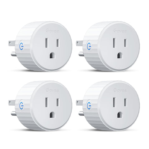 Govee Smart Plug with Alexa and Google Assistant voice control for hands-free use.