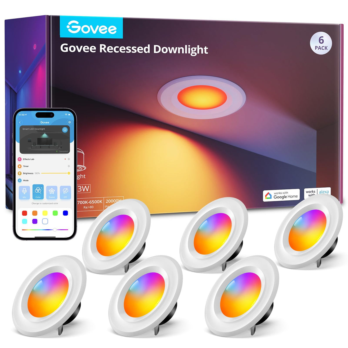 Govee Smart Retrofit 6in install: quick, clean upgrade for existing cans