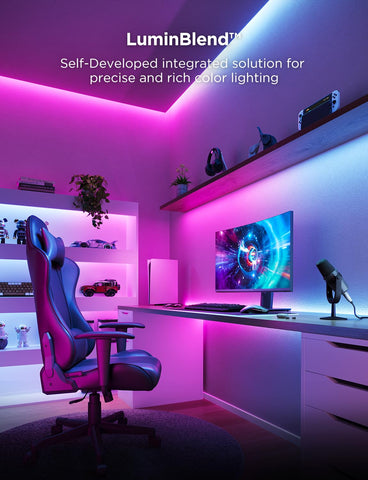 Music sync mode reacting to playlist for dynamic room ambiance