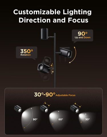 Govee lamp with LuminBlend technology delivering rich, dynamic color options.