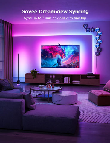 Govee TV Backlight 3 Lite captures screen color for real-time matching.