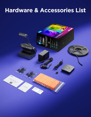 Govee TV Backlight 3 Pro 16-bit color processing ensures smooth color transitions.