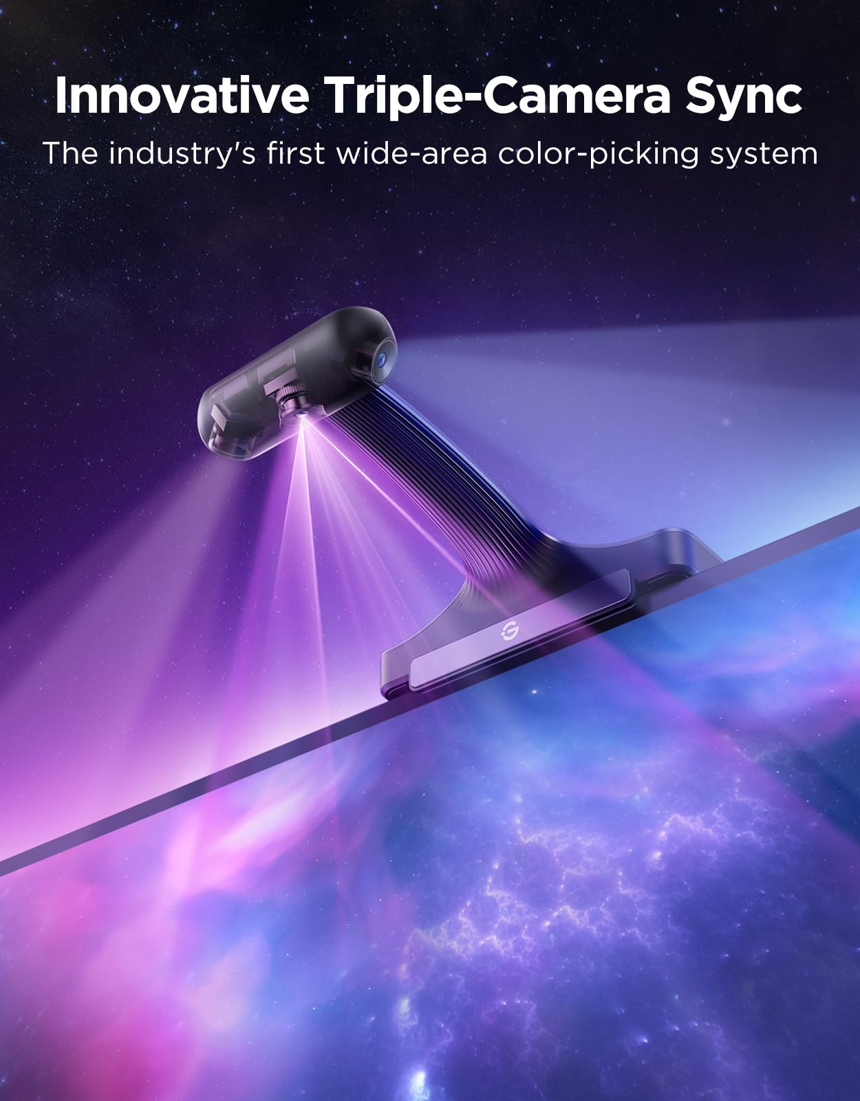 Govee TV Backlight 3 Pro 75 LEDs/m delivers smooth, bright gradients with LuminBlend tech.