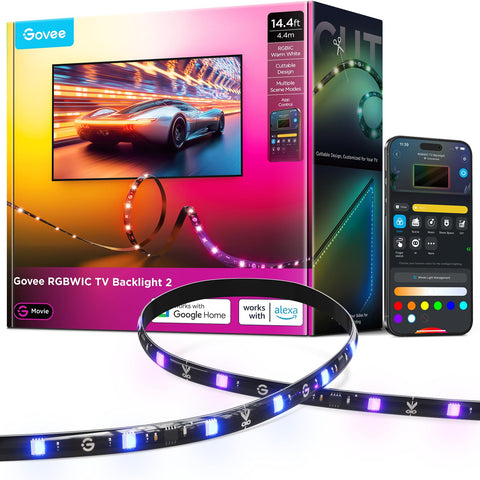 Govee TV LED backlight extended to 14-4ft length for 32-70 inch TVs