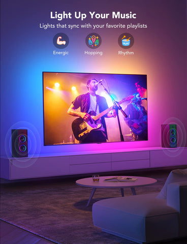 Govee TV LED Backlight music sync that responds to audio