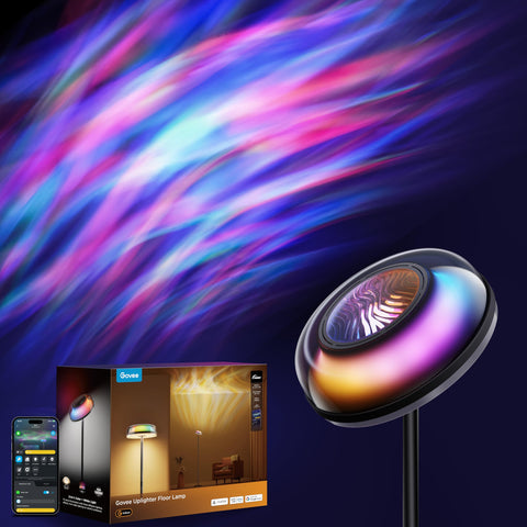 Govee Uplighter with rotating head for dynamic ambience