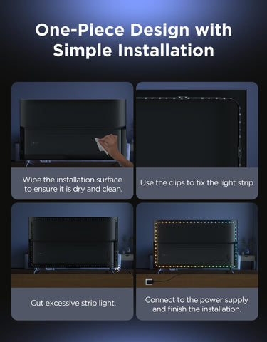 Govee setup in minutes without tools or splicing.