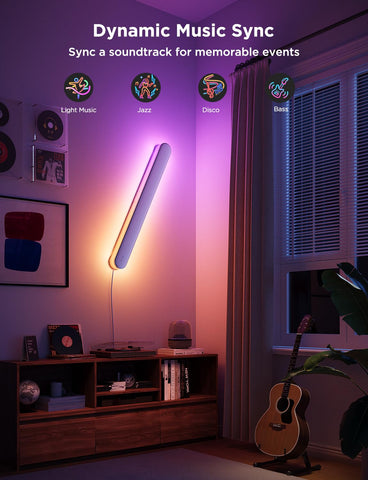 Govee Wall Sconces feature a sleek modern design for contemporary decor.