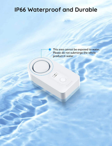 Govee Water Leak Detectors 5 pack battery indicator signals low power
