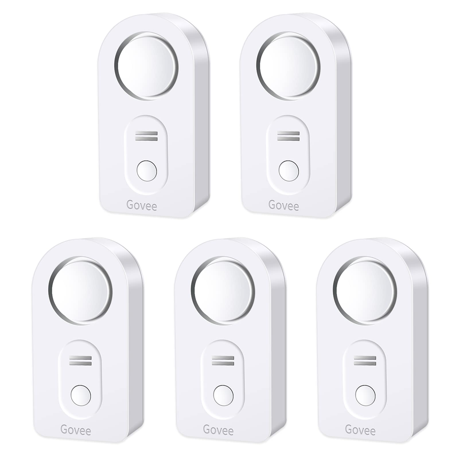 Govee Water Leak Detectors 5 pack front probes ideal for dripping alerts in kitchen and bathroom