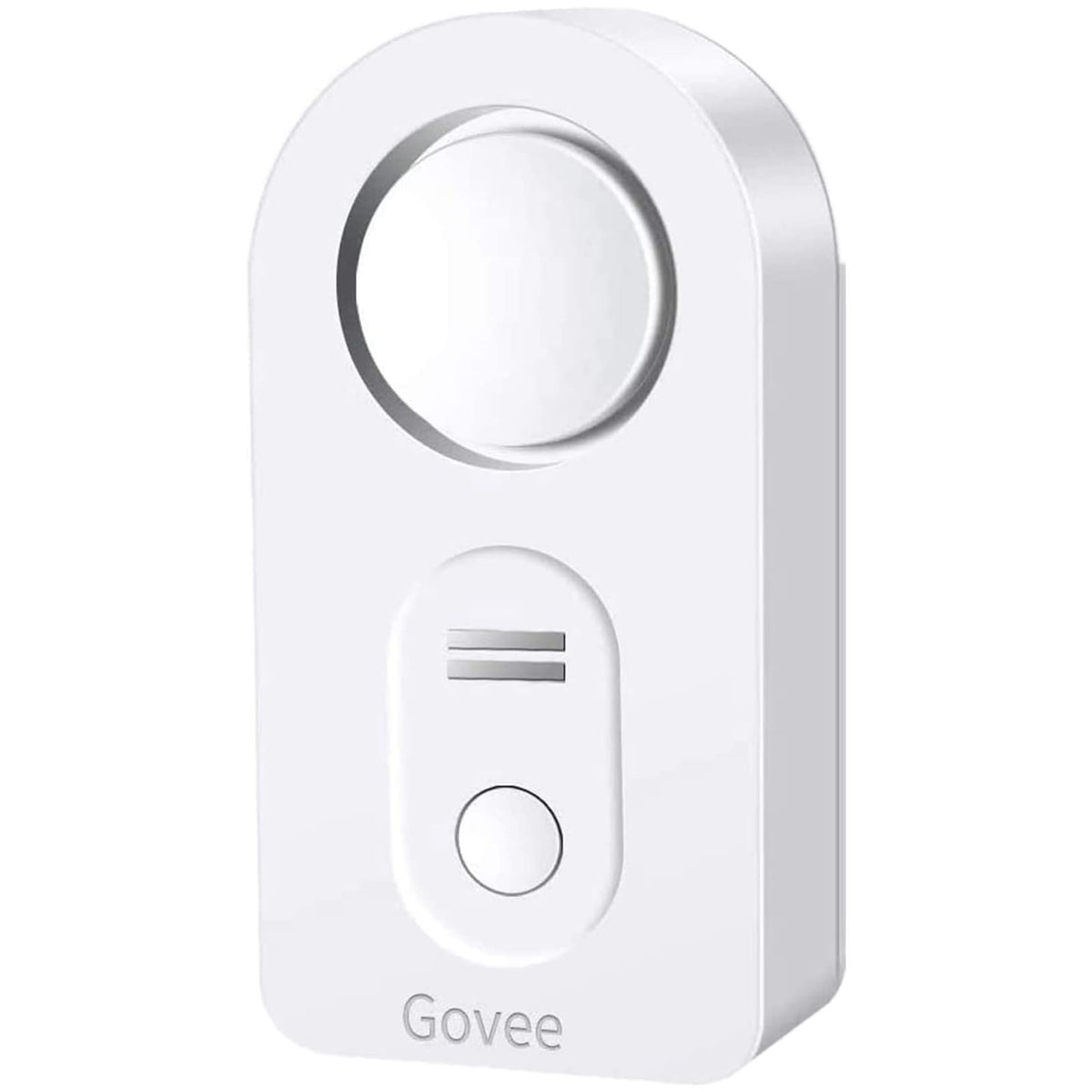 Govee water leak detectors with front probes detecting dripping in the kitchen