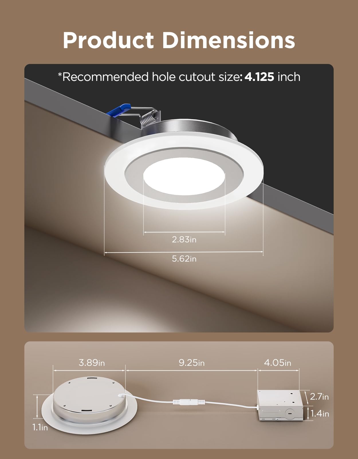 Group control across multiple lights via stable 2.4 GHz Wi-Fi.