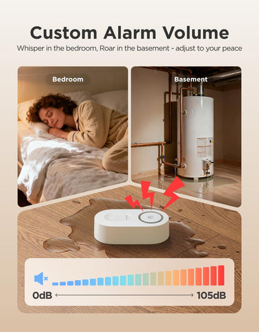 GoveeLife IP67 design withstands spills and humidity for durable use.