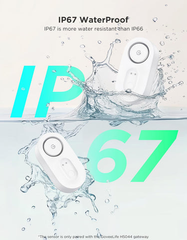 GoveeLife long-lasting battery life up to 5 years reduces maintenance.