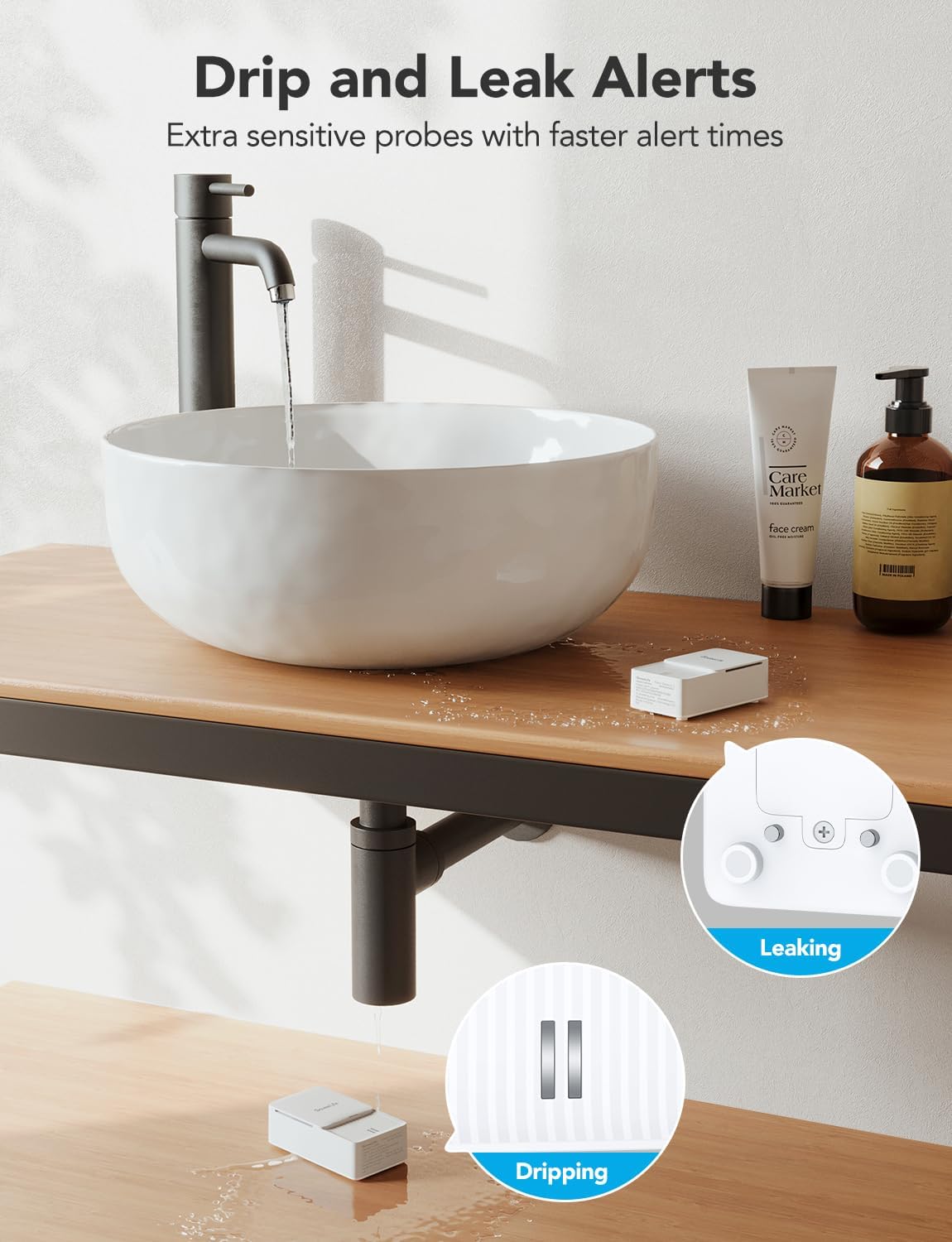 Voice assistant reminder for leak alerts from GoveeLife device.