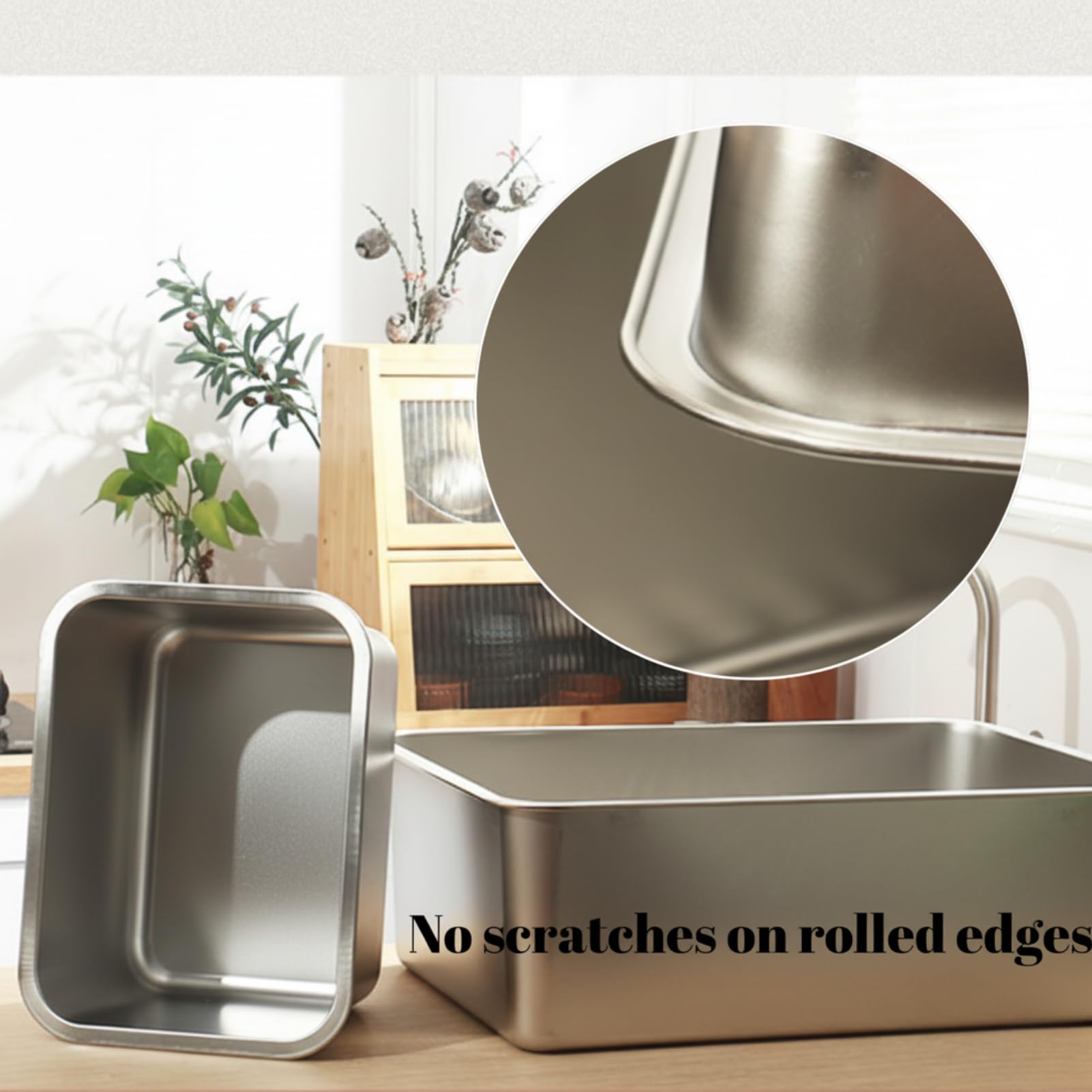 GOVNPJ 18L stainless basin handles large utensils and pots with ease