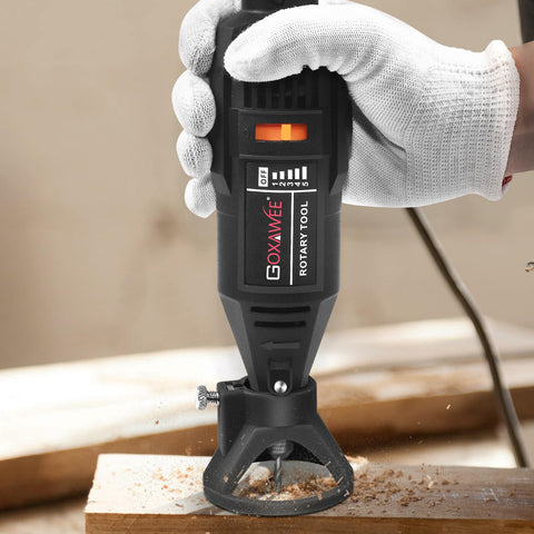 GOXAWEE rotary tool with flex shaft for precise, controlled detail work