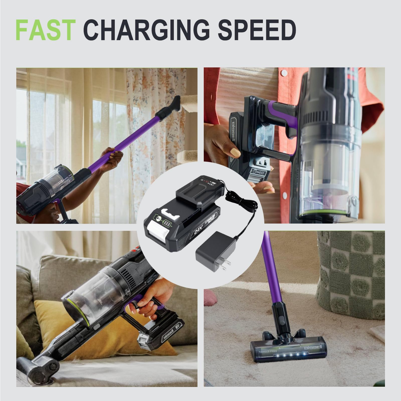GOXX charger LED indicator display highlights easy plug-and-charge operation.