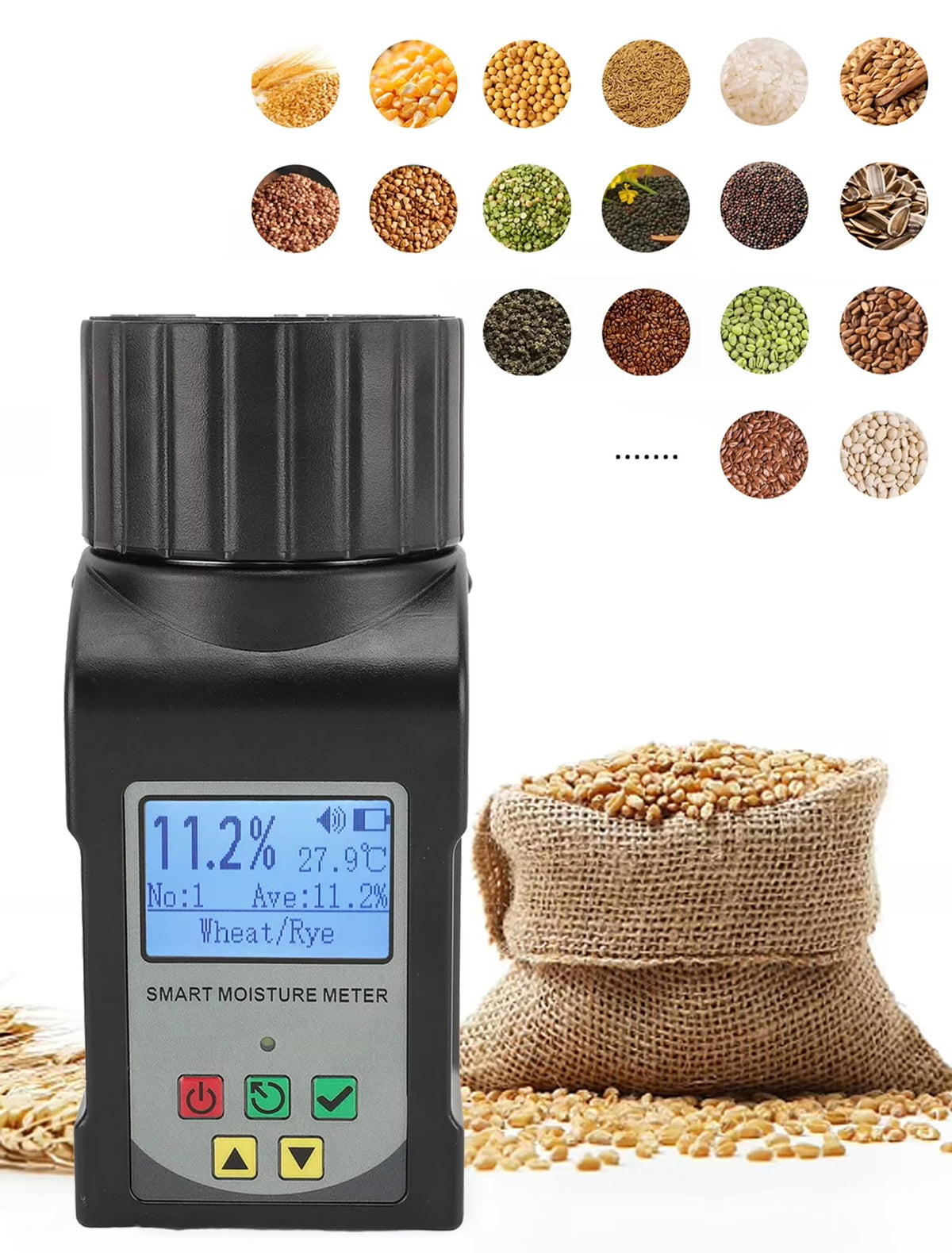 GOYOJO GS25A compact display for reliable field moisture readings.