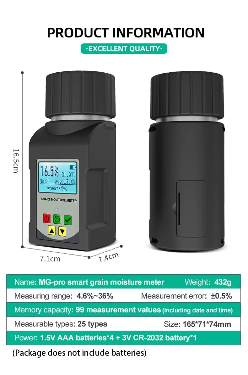 GOYOJO GS25A voice prompt guides easy operation in the field.