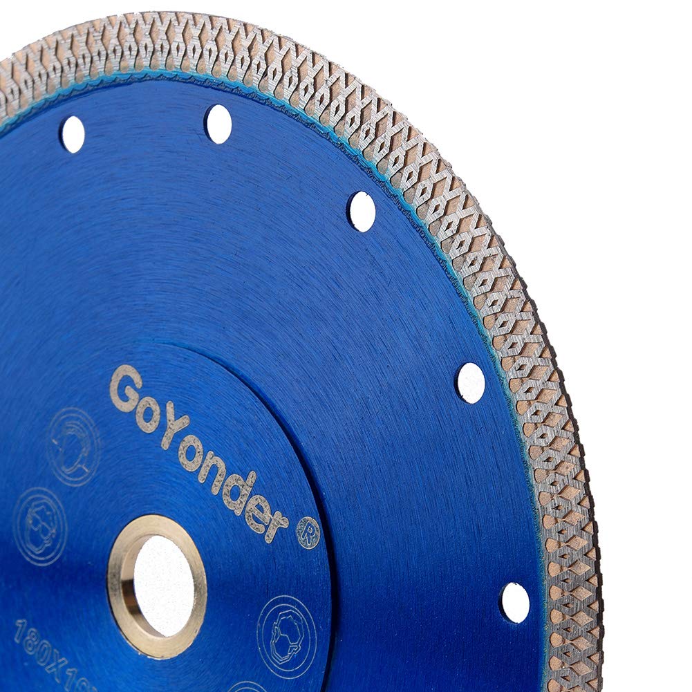 GoYonder Diamond Blade wet dry cutting adapts to wet or dry installations
