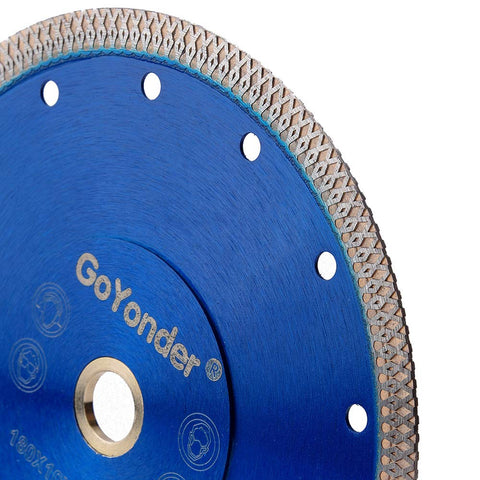 GoYonder Diamond Blade wet dry cutting adapts to wet or dry installations