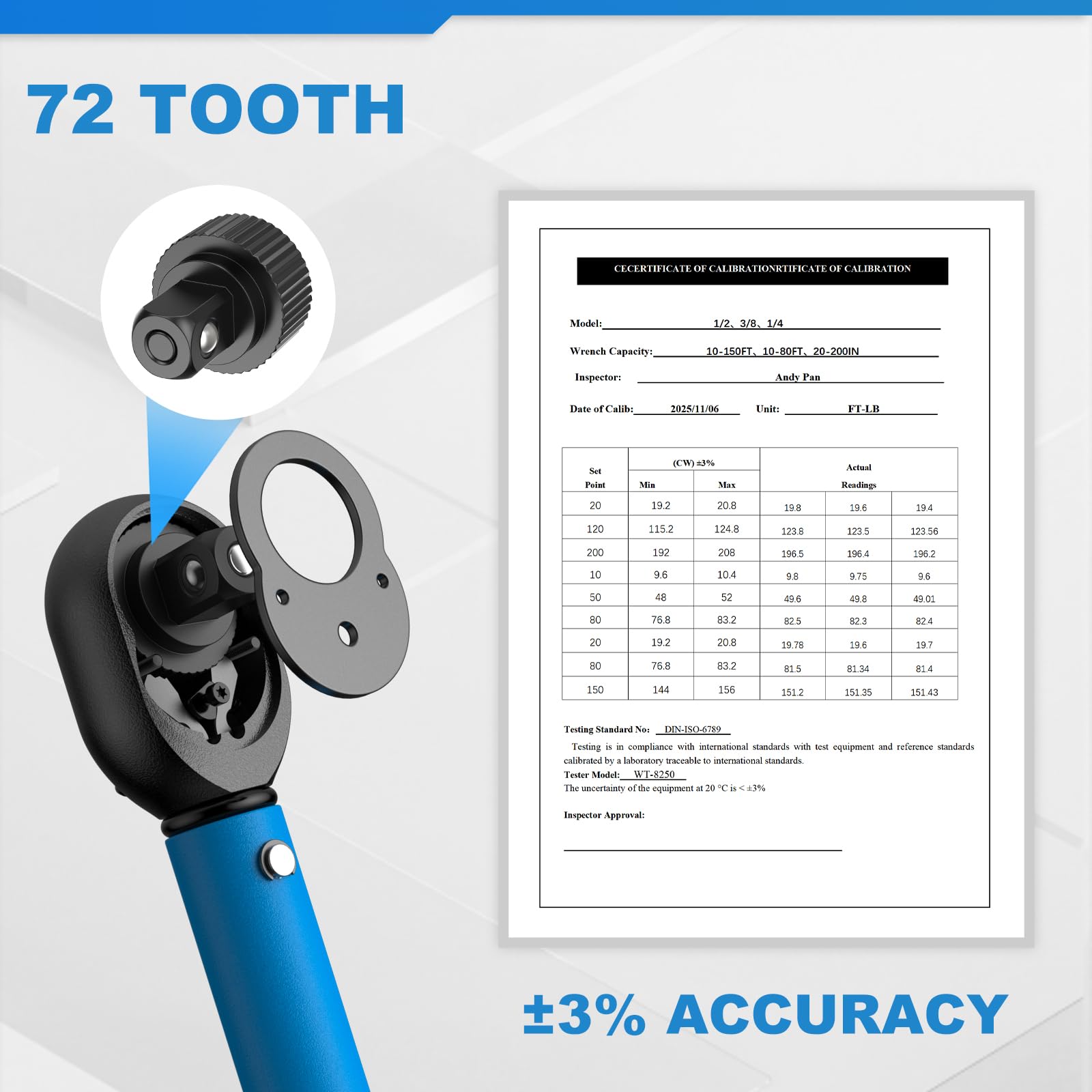 GoYwato one-quarter-inch drive torque wrench for precise bike adjustments.