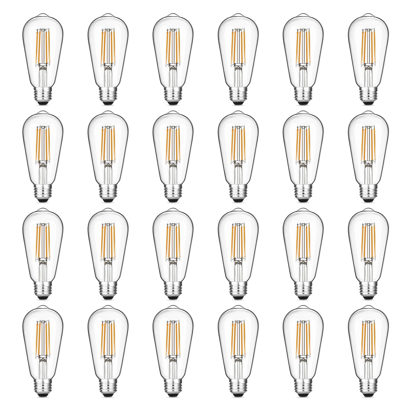 Gozelux vintage LED Edison bulb dimmable glow for cozy living spaces