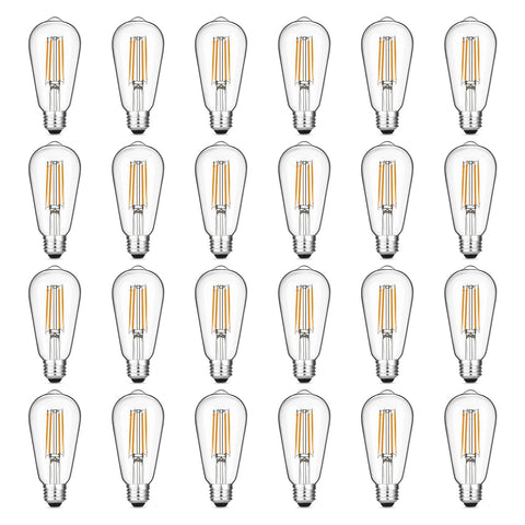 Gozelux vintage LED Edison bulb dimmable glow for cozy living spaces