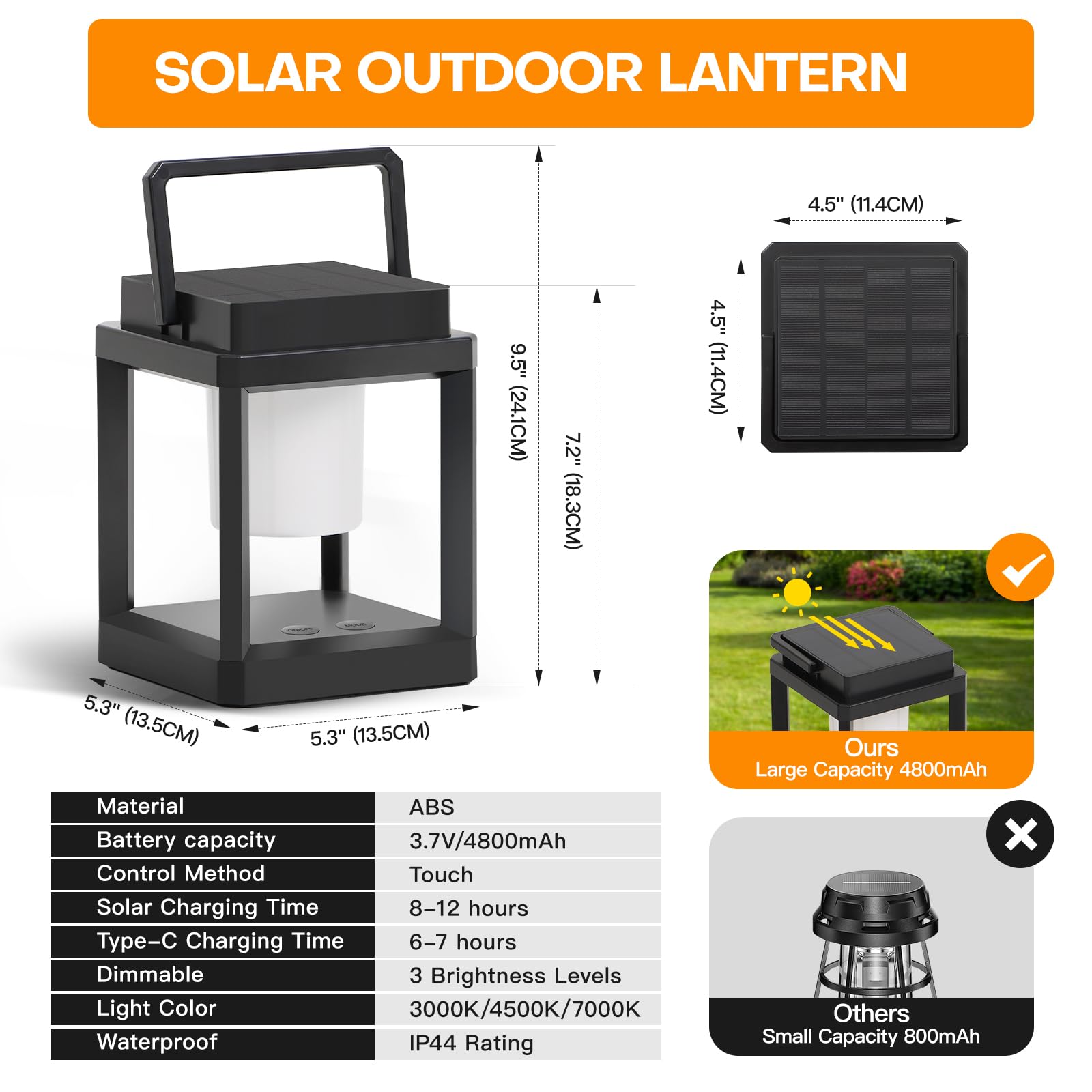 GOZIG IP44-rated outdoor lamp withstands weather on your porch.