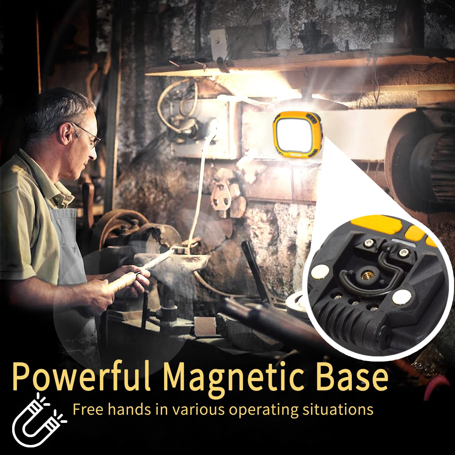 GOZLILU light with four color temps enables task precision.