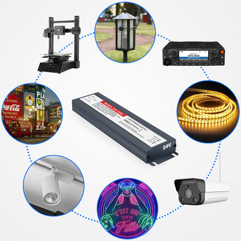 GPJYD outdoor LED installation with reliable low-voltage power.