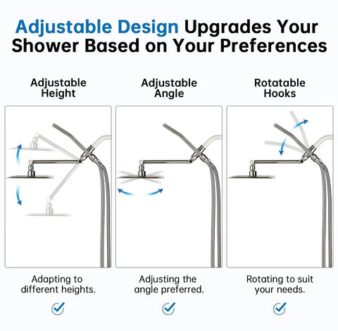 G-Promise complete shower set contents for a full installation.