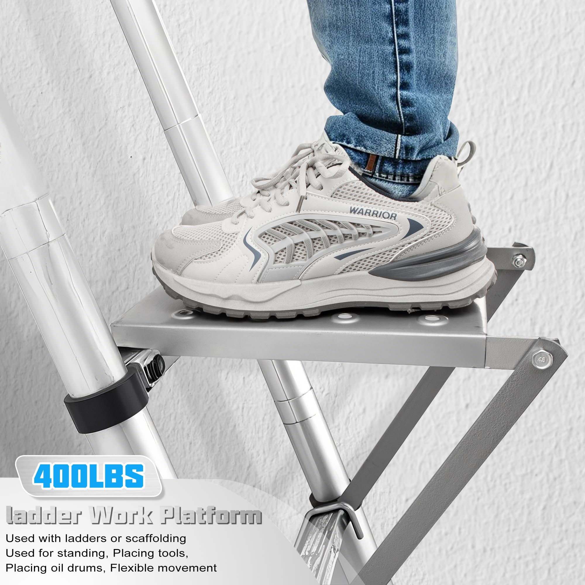 GQGP ladder platform adjustable fit for telescoping and multi-position ladders.