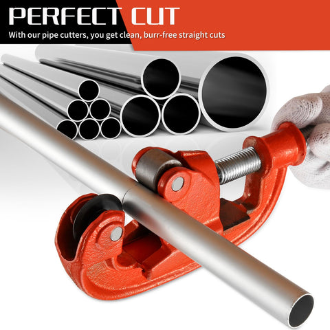 GQGP universal cutter works with copper, iron, and galvanized pipes.