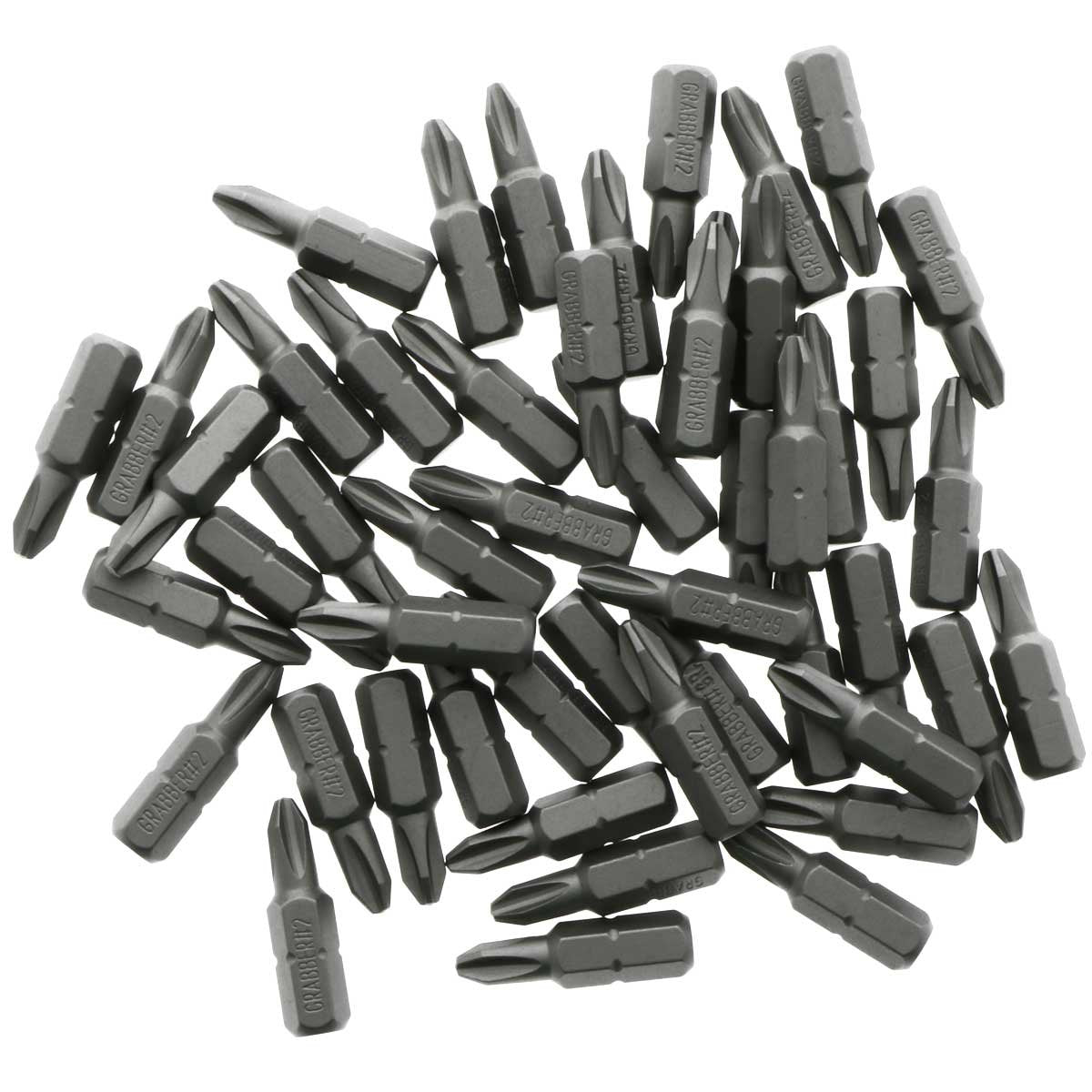 Grabber 2BIT drywall bit tip shown for reduced cam-out and tight drives