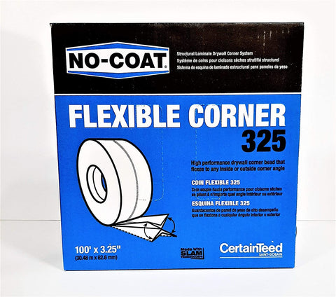 Grabber 318111 flexible no-coat corner tape for seamless inside corners and paint-ready surfaces
