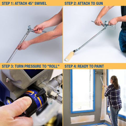 Graco 244512 lightweight design reduces user fatigue