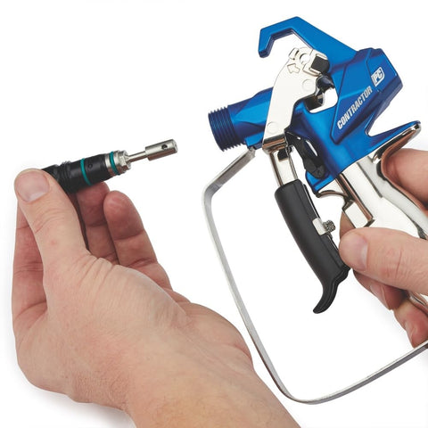 Graco ProConnect cartridge close-up showing durable build and precise alignment.