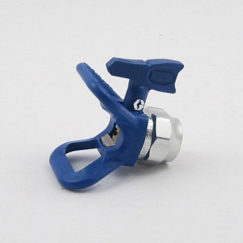 Graco RAC X 415 spray tip and guard delivering even spray patterns and lasting performance