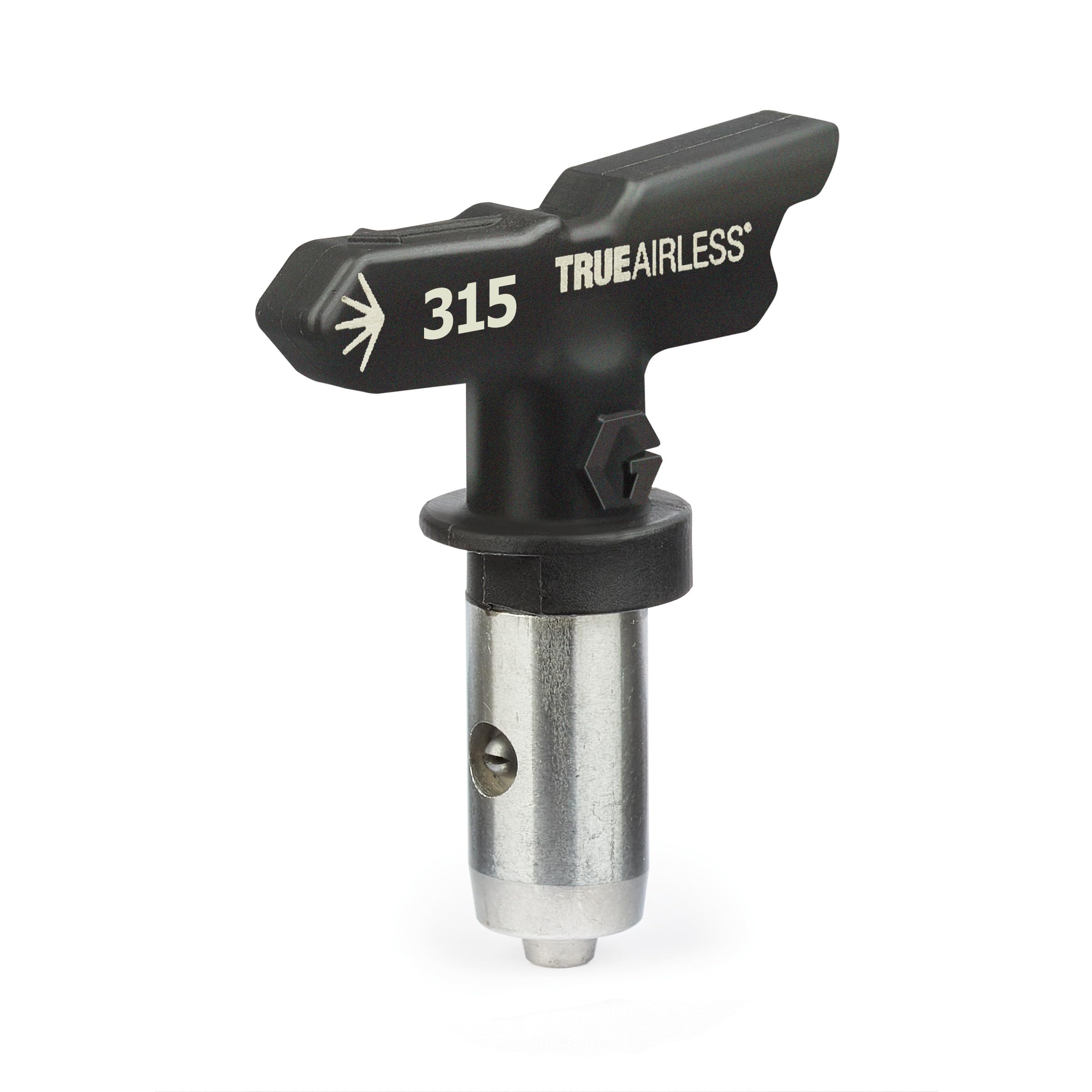 Graco TrueAirless 315 6 in spray pattern ideal for decks and outdoor furniture.