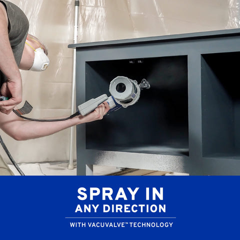 Graco TrueCoat 360 high-speed setting for faster coverage on larger areas