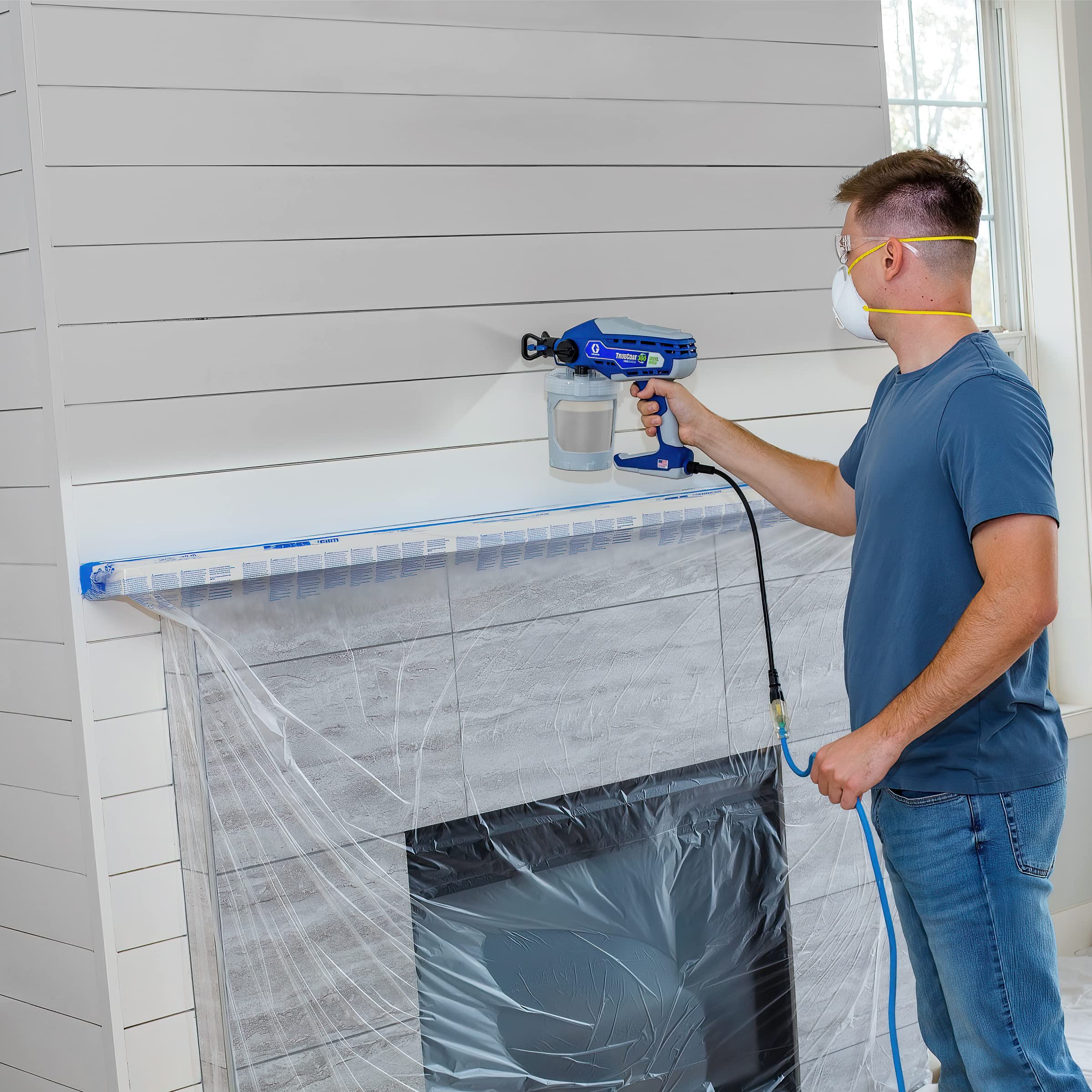 Graco TrueCoat 360 sprayer assembly for quick setup and use