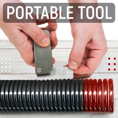 Granatan dual-sided 0-36 wire gauge for quick sizing.