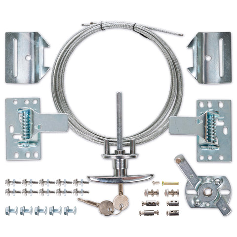 Granatan garage door lock kit with complete set and spring latch enhances security.