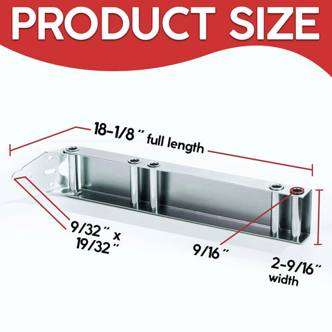 Granatan rollers provide smooth operation with 2-inch, 10-ball precision.