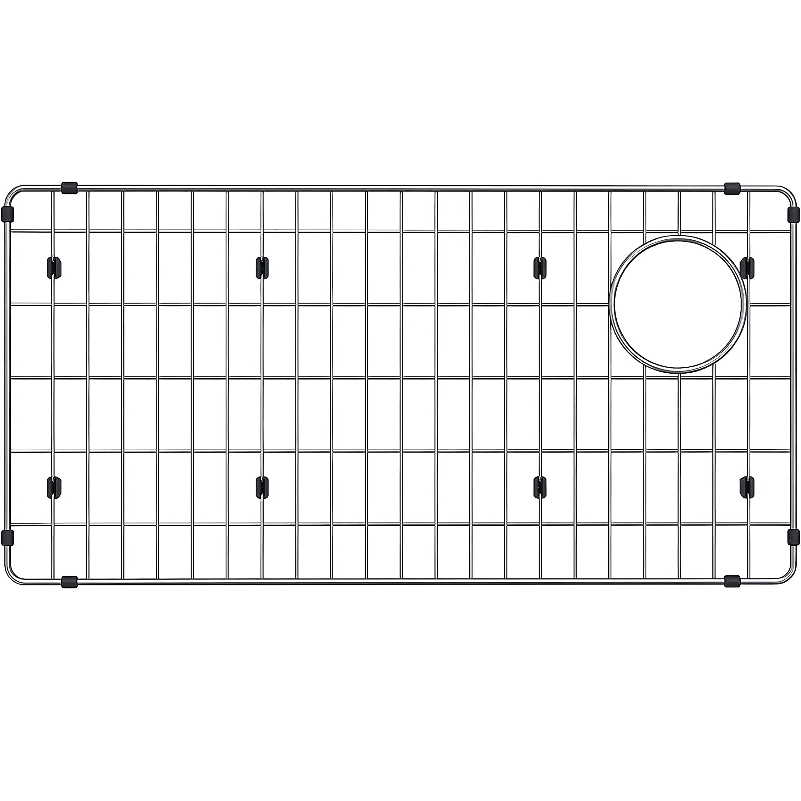 Granatan sink protector grid in stainless steel offering robust bottom protection.