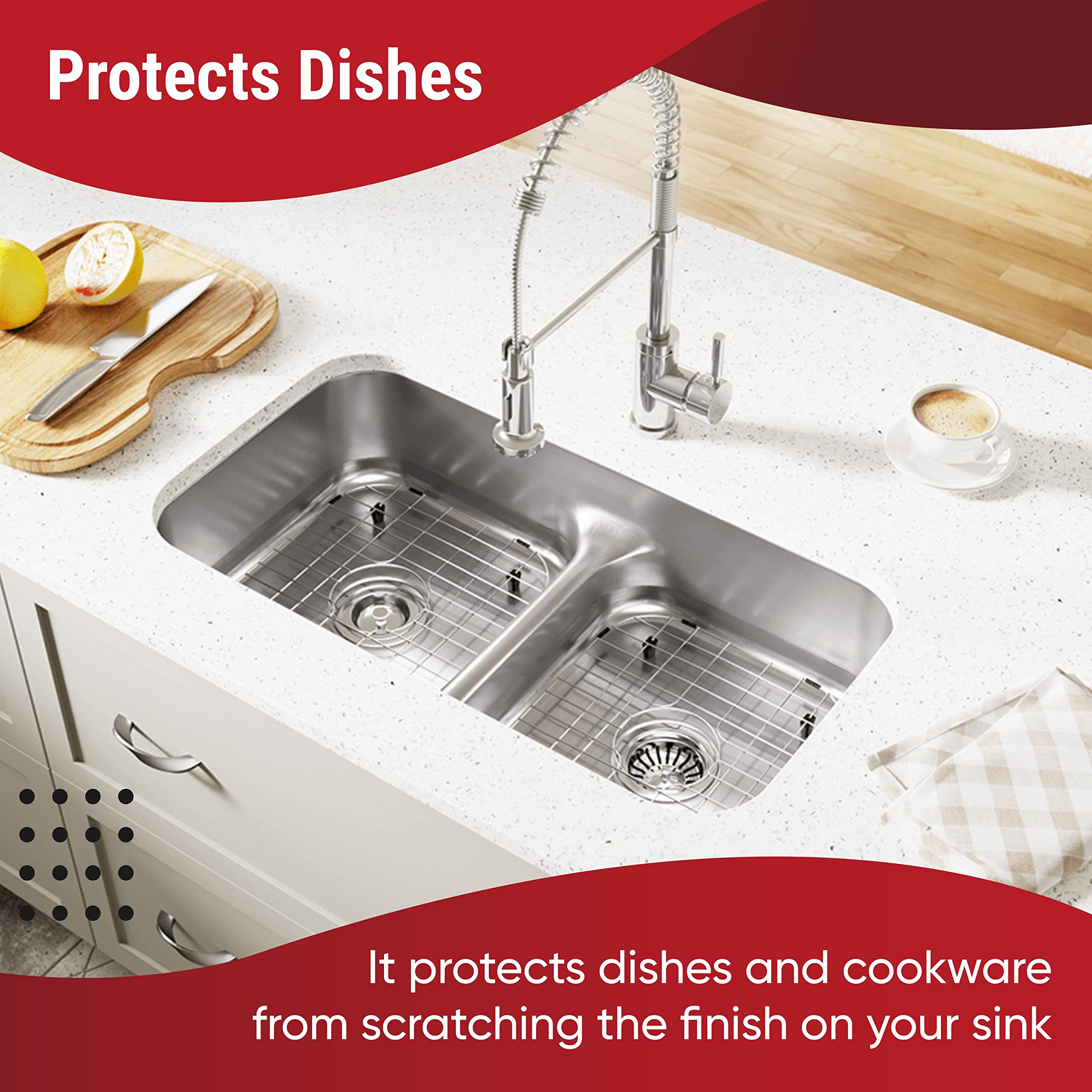 Granatan grid is dishwasher-safe for quick cleaning after meals
