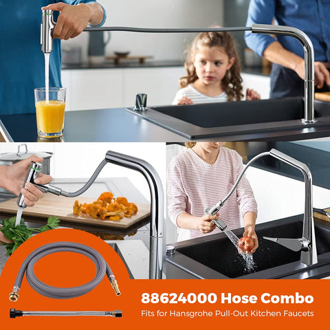 Grandiance 88624000 compatible with Hansgrohe pull-out faucets for broad compatibility.