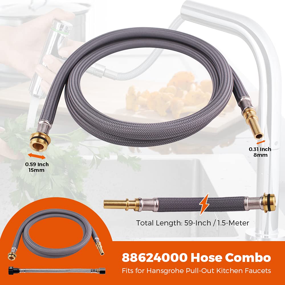 Grandiance 88624000 59-inch nylon hose highlights durability for daily use.